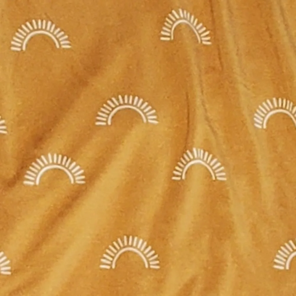 Willow + Co 2 Piece Pajama Set Yellow Sun Toddler Size 3T